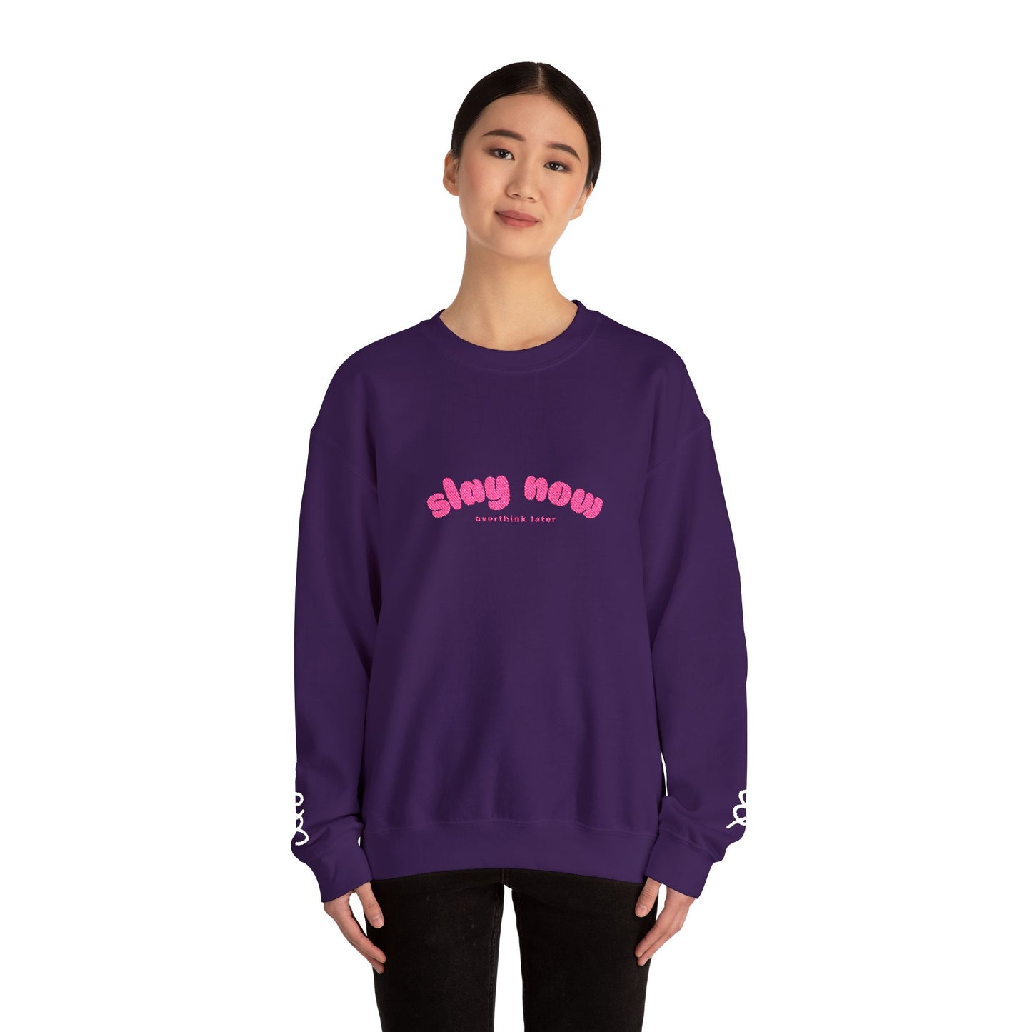 Slay Now Overthink Later | Unisex Heavy Blend™ Sweatshirt