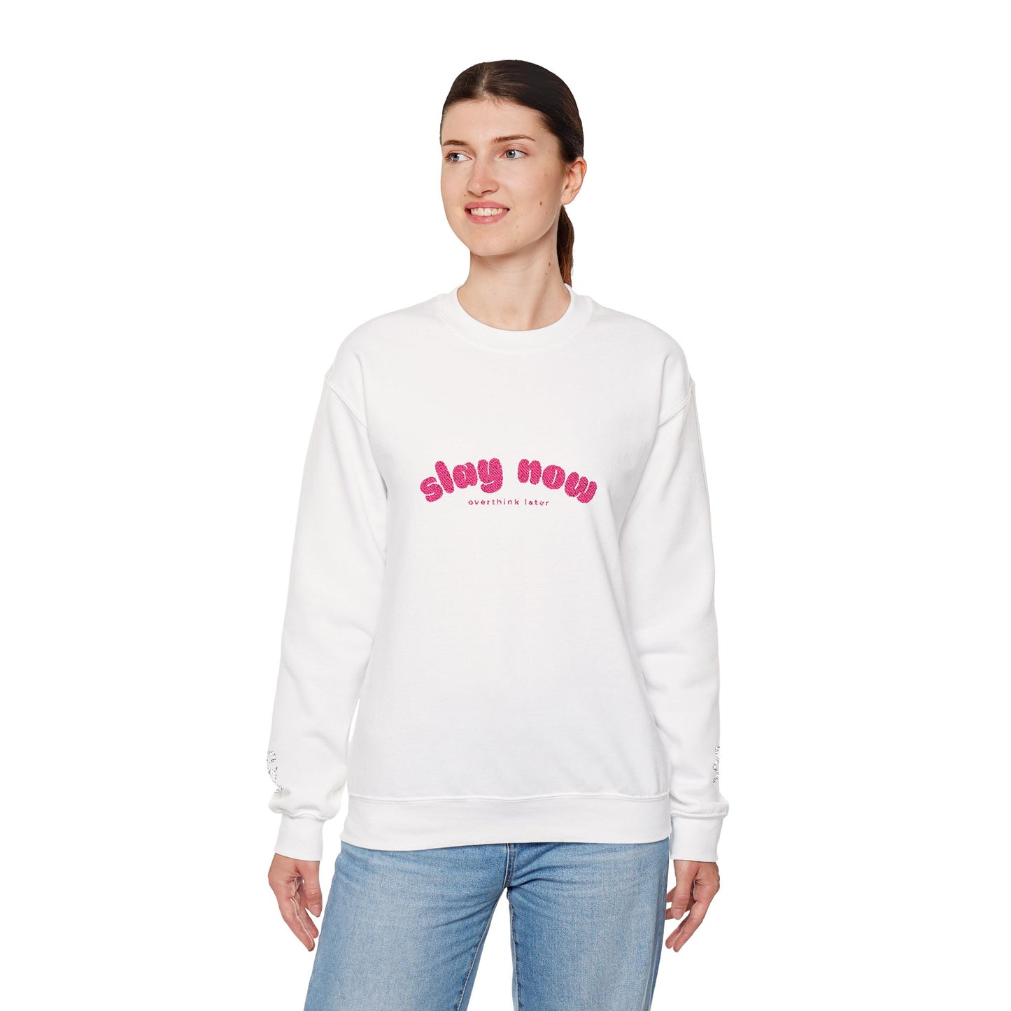 Slay Now Overthink Later | Unisex Heavy Blend™ Sweatshirt