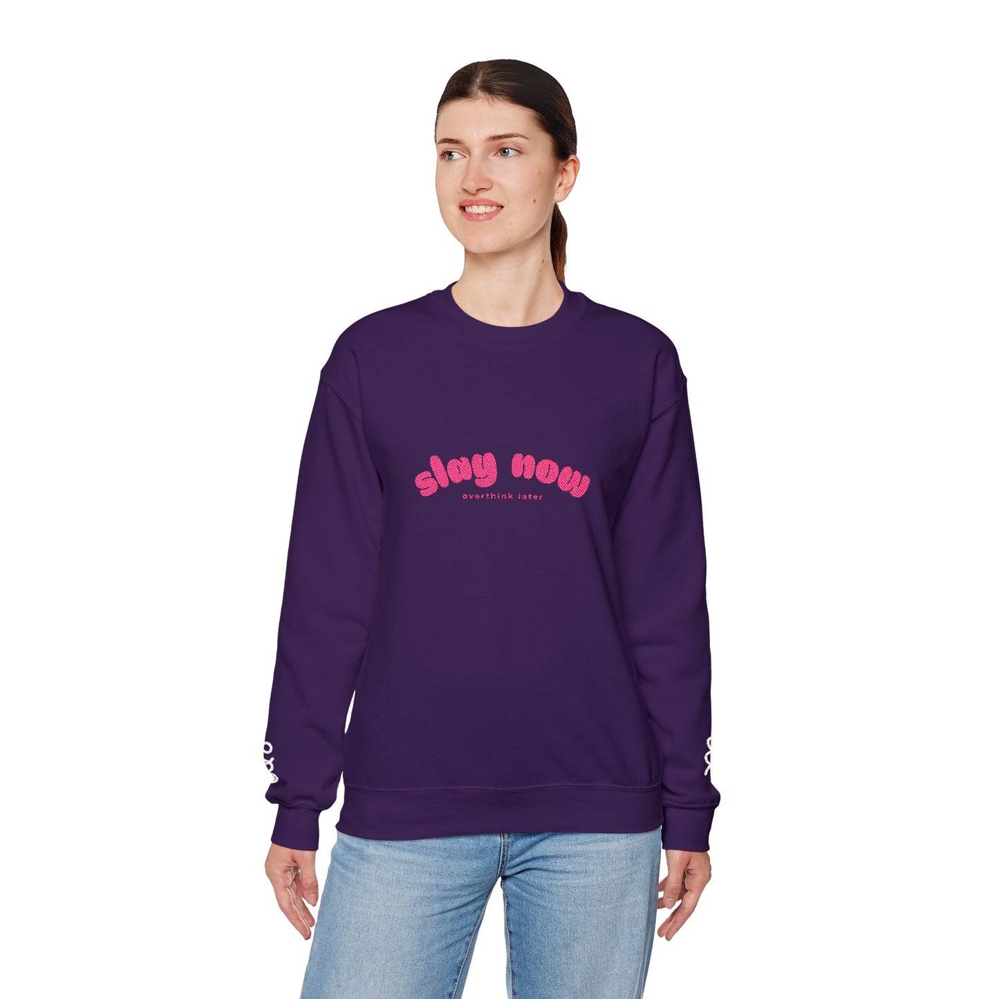 Slay Now Overthink Later | Unisex Heavy Blend™ Sweatshirt