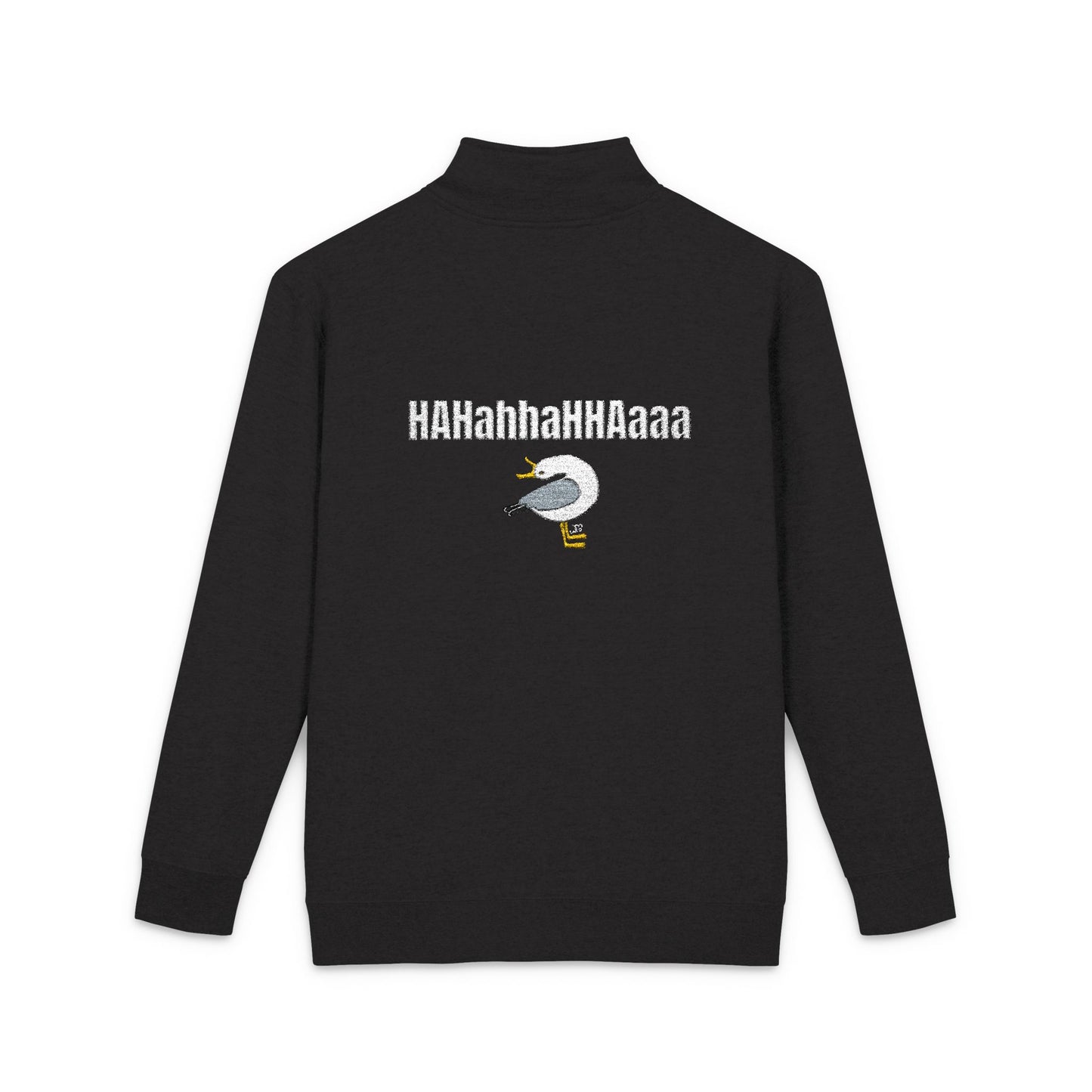 HAHahhaHHAaaa Laughing Seagull Unisex Fleece Pullover (Embroidery)