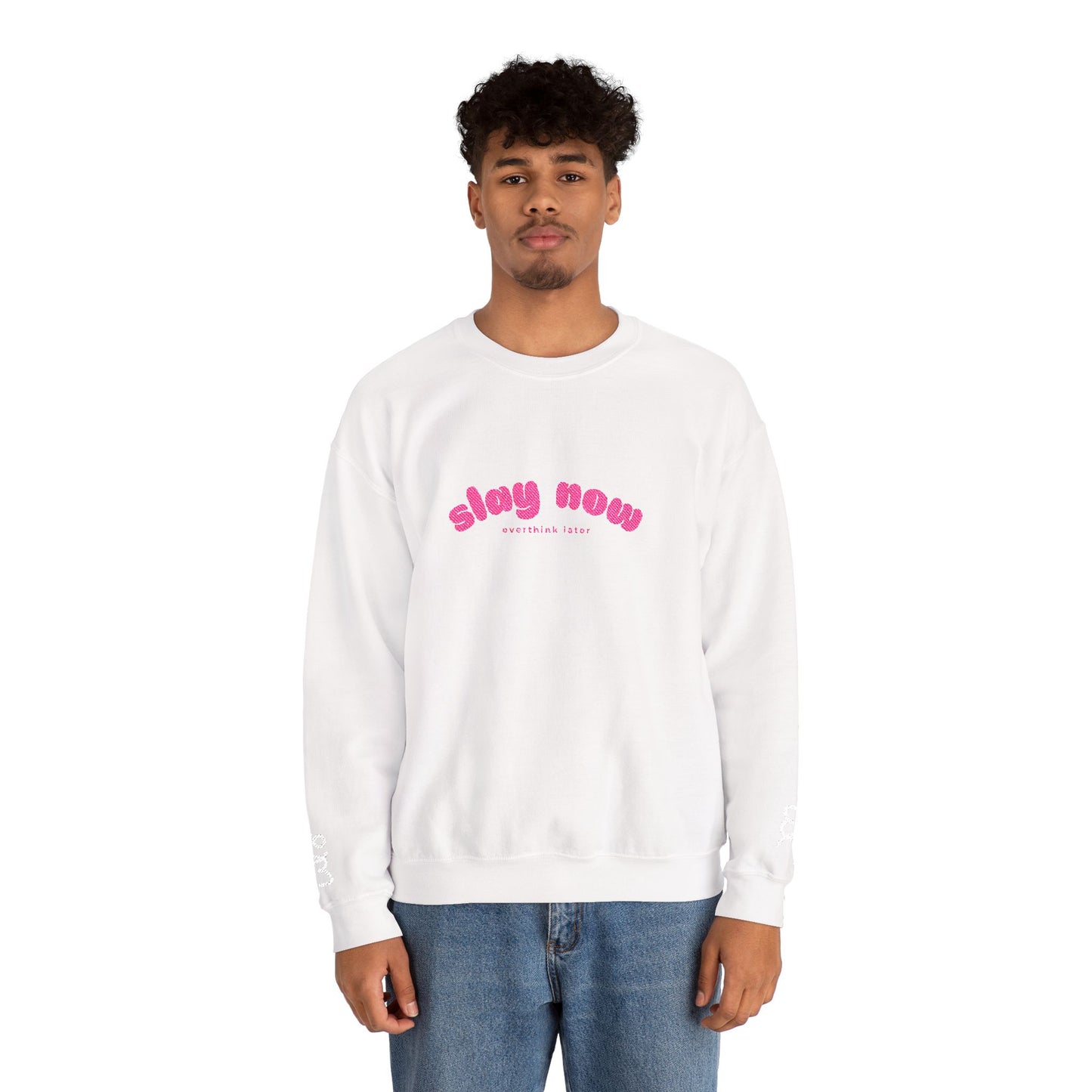 Slay Now Overthink Later | Unisex Heavy Blend™ Sweatshirt