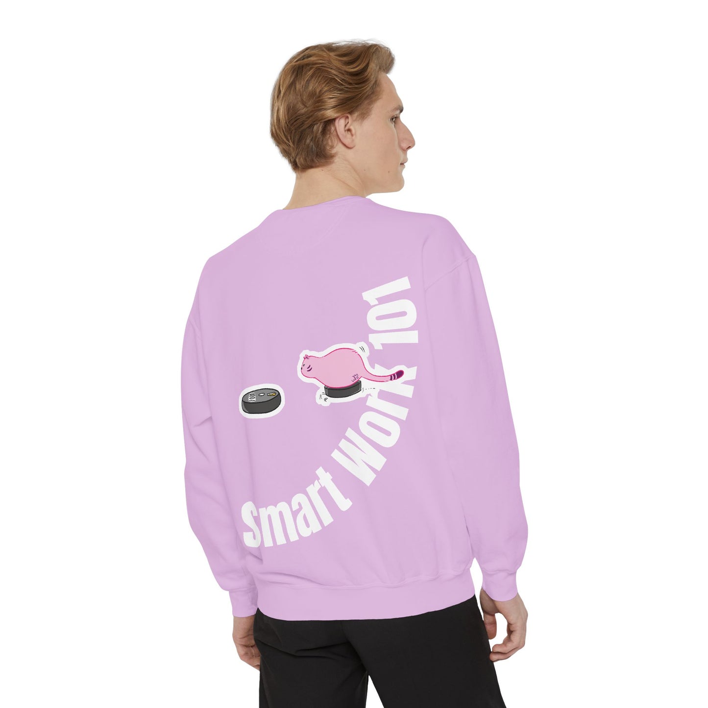 Genius at Work Smart Work 101 Sweatshirt | Unisex Garment-Dyed Sweatshirt