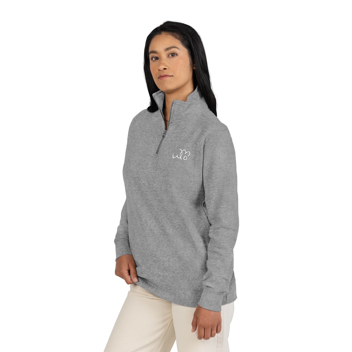 HAHahhaHHAaaa Laughing Seagull Unisex Fleece Pullover (Embroidery)
