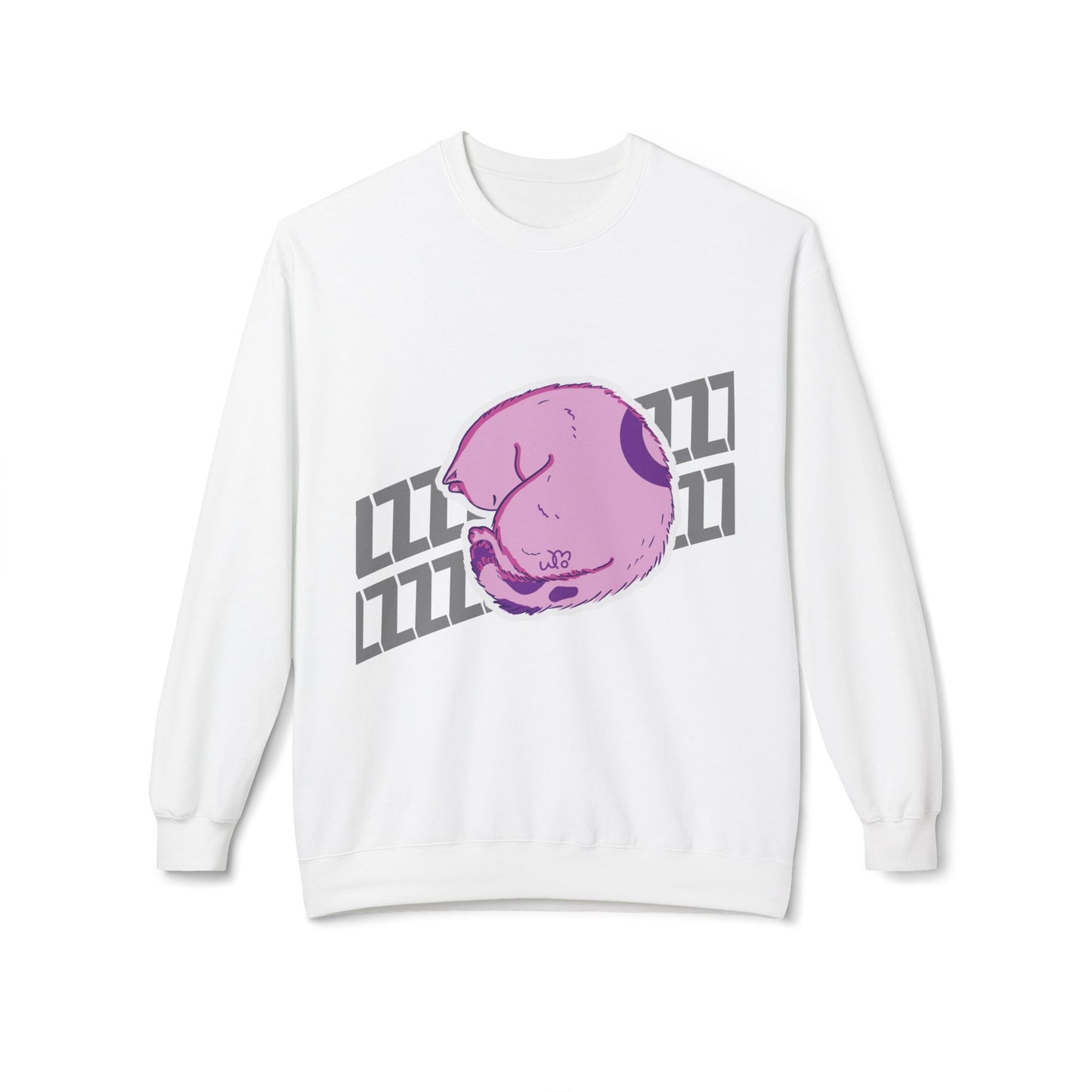 Napping Cat Sweatshirt | Unisex Midweight Softstyle Fleece Crewneck Sweatshirt