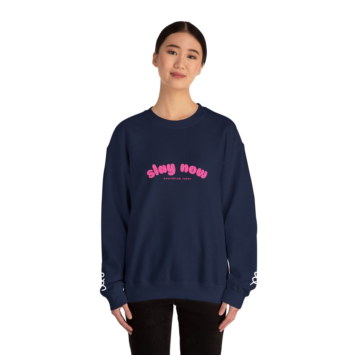 Slay Now Overthink Later | Unisex Heavy Blend™ Sweatshirt