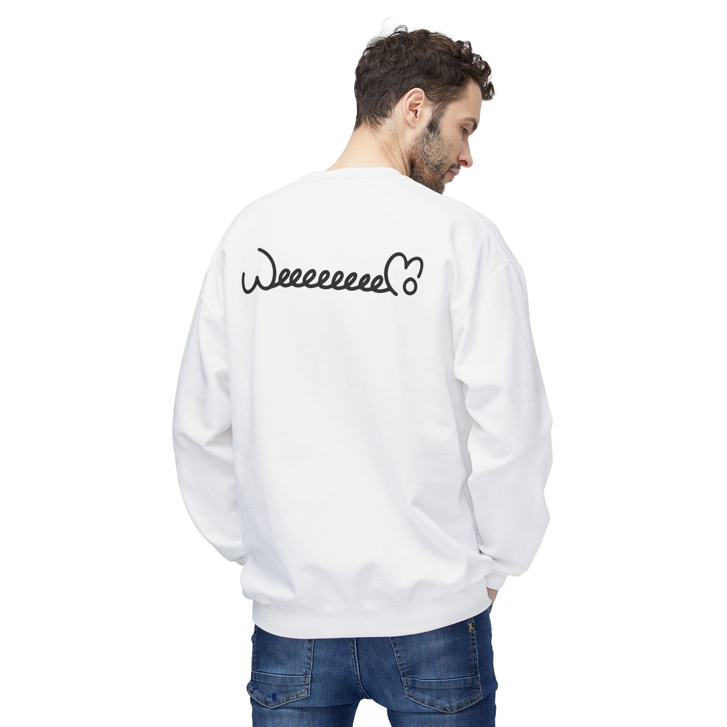 Napping Cat Sweatshirt | Unisex Midweight Softstyle Fleece Crewneck Sweatshirt