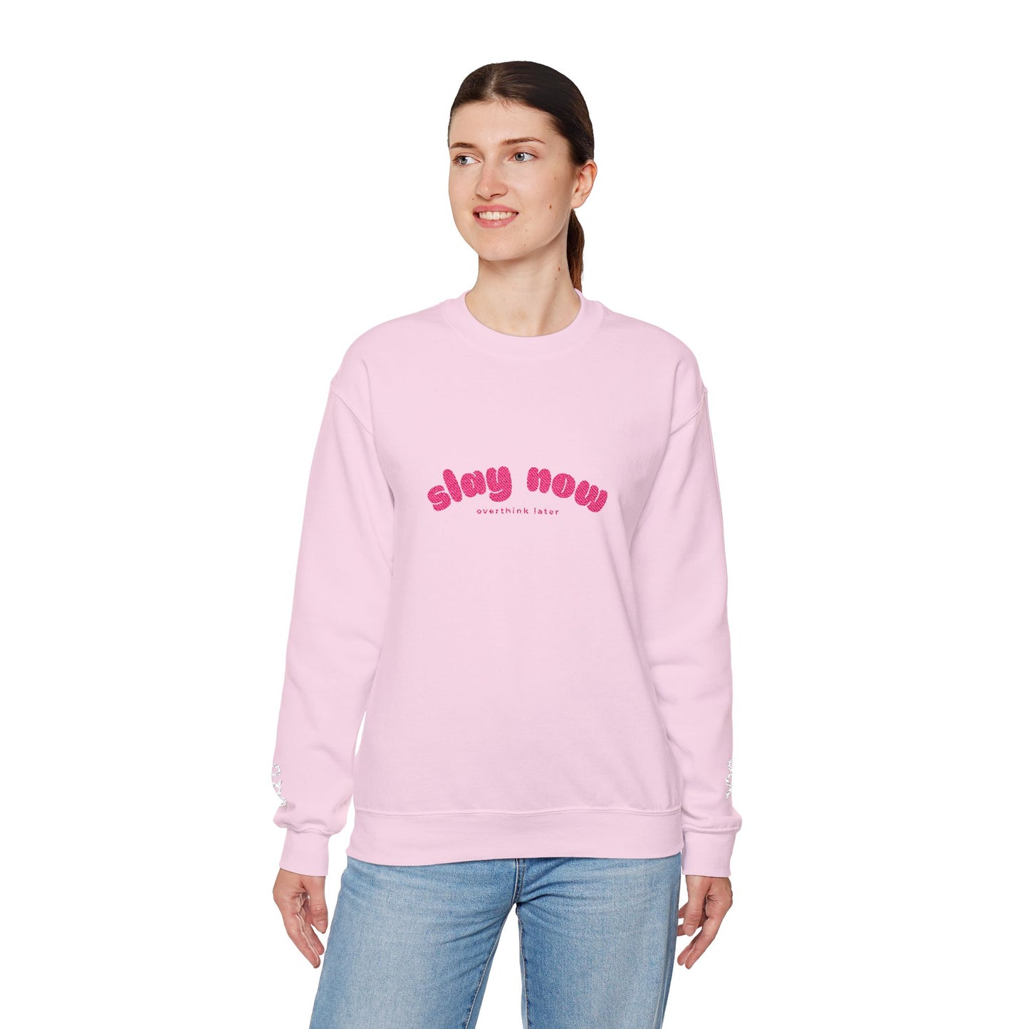 Slay Now Overthink Later | Unisex Heavy Blend™ Sweatshirt