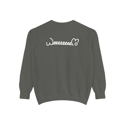Sitting Capybara & Friend Sweatshirt | Unisex Garment-Dyed Sweatshirt