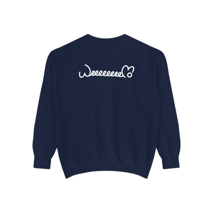 Sitting Capybara & Friend Sweatshirt | Unisex Garment-Dyed Sweatshirt