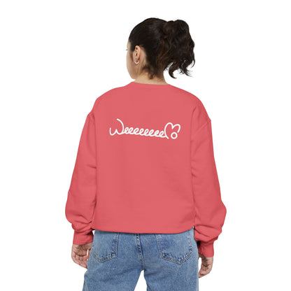 Highland Coo & Puffin Sweatshirt | Unisex Garment-Dyed Sweatshirt
