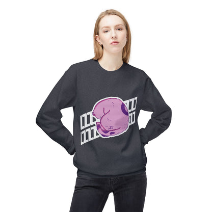 Napping Cat Sweatshirt | Unisex Midweight Softstyle Fleece Crewneck Sweatshirt