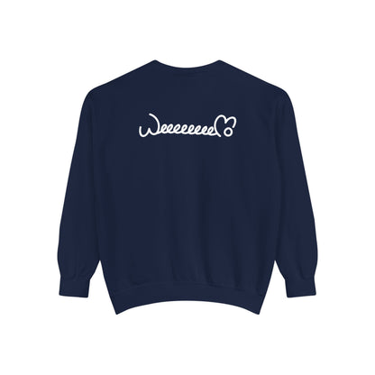 Sleeping Capybara & Friend Sweatshirt | Unisex Garment-Dyed Sweatshirt