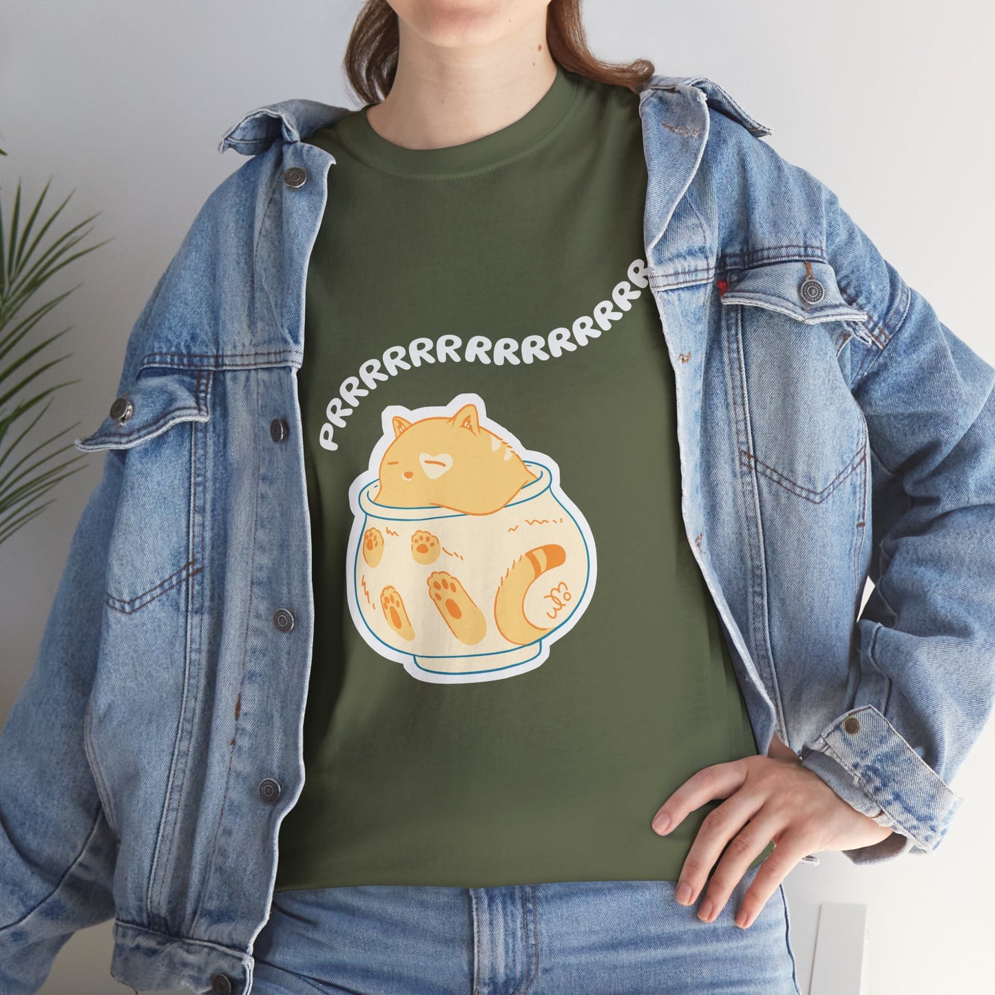 Prrrrrrrr T-Shirt | Unisex Heavy Cotton Shirt