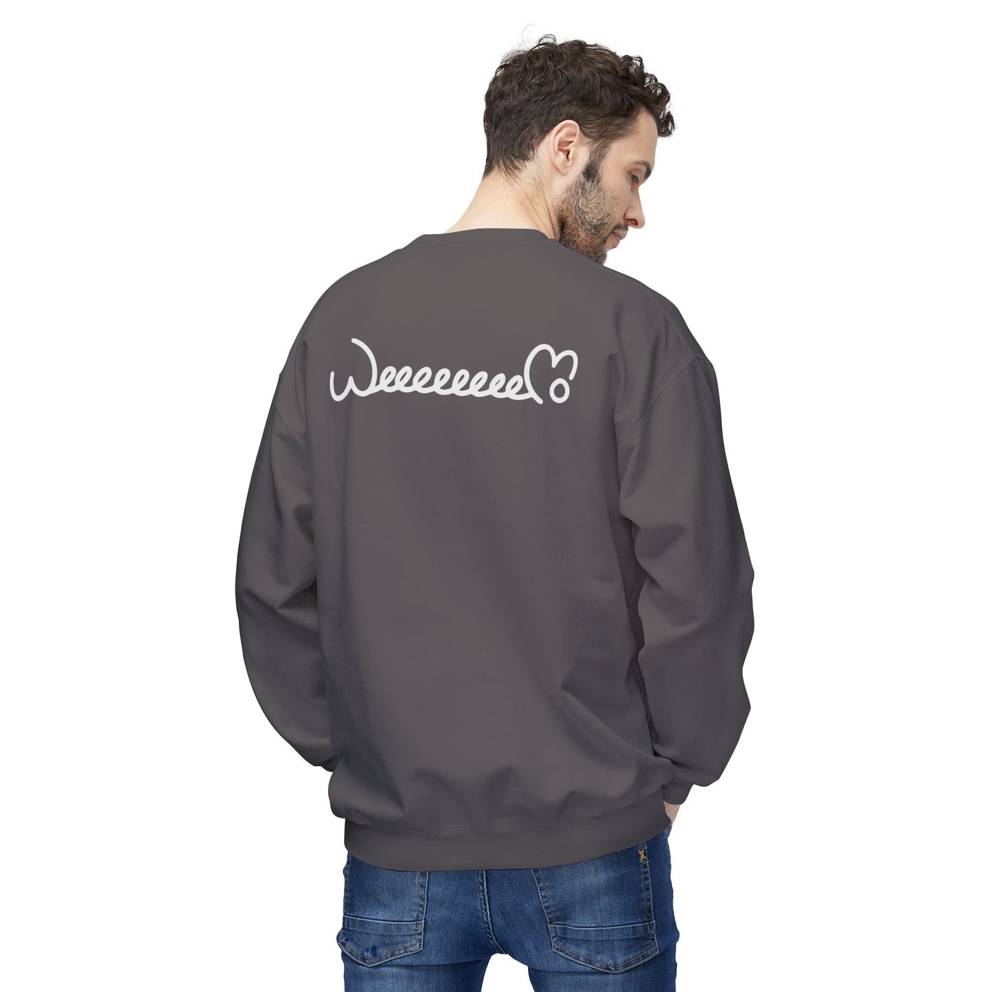 Napping Cat Sweatshirt | Unisex Midweight Softstyle Fleece Crewneck Sweatshirt