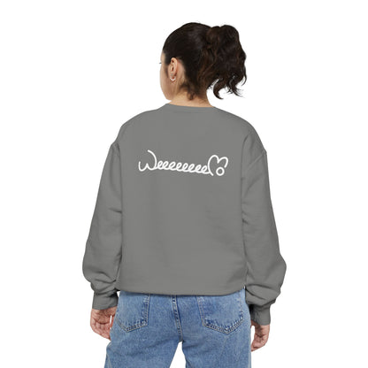 Sitting Capybara & Friend Sweatshirt | Unisex Garment-Dyed Sweatshirt