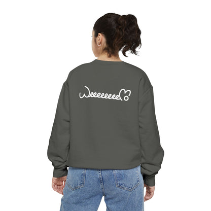 Sitting Capybara & Friend Sweatshirt | Unisex Garment-Dyed Sweatshirt