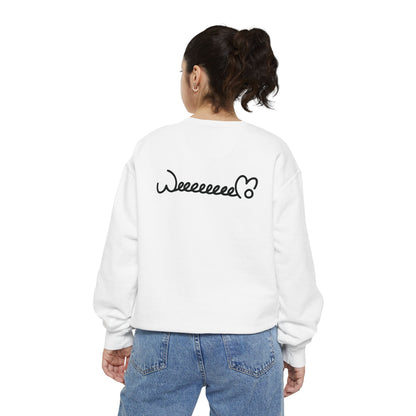 Sitting Capybara & Friend Sweatshirt | Unisex Garment-Dyed Sweatshirt