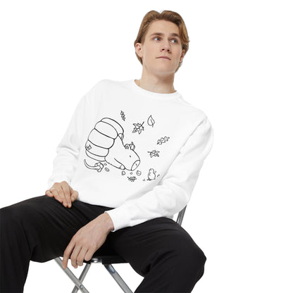 Sleeping Capybara & Friend Sweatshirt | Unisex Garment-Dyed Sweatshirt