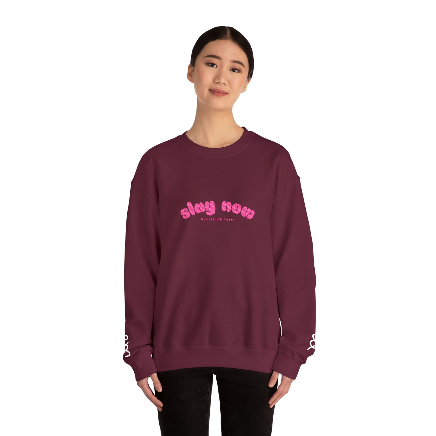 Slay Now Overthink Later | Unisex Heavy Blend™ Sweatshirt