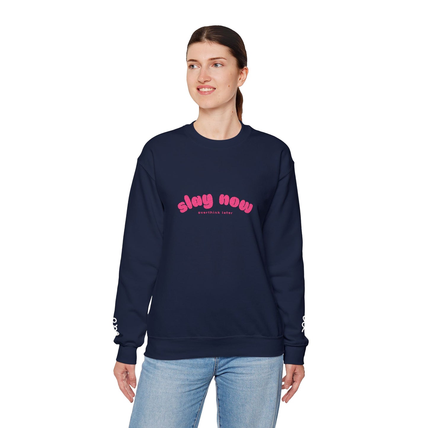 Slay Now Overthink Later | Unisex Heavy Blend™ Sweatshirt