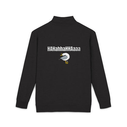 HAHahhaHHAaaa Laughing Seagull Unisex Fleece Pullover (Embroidery)