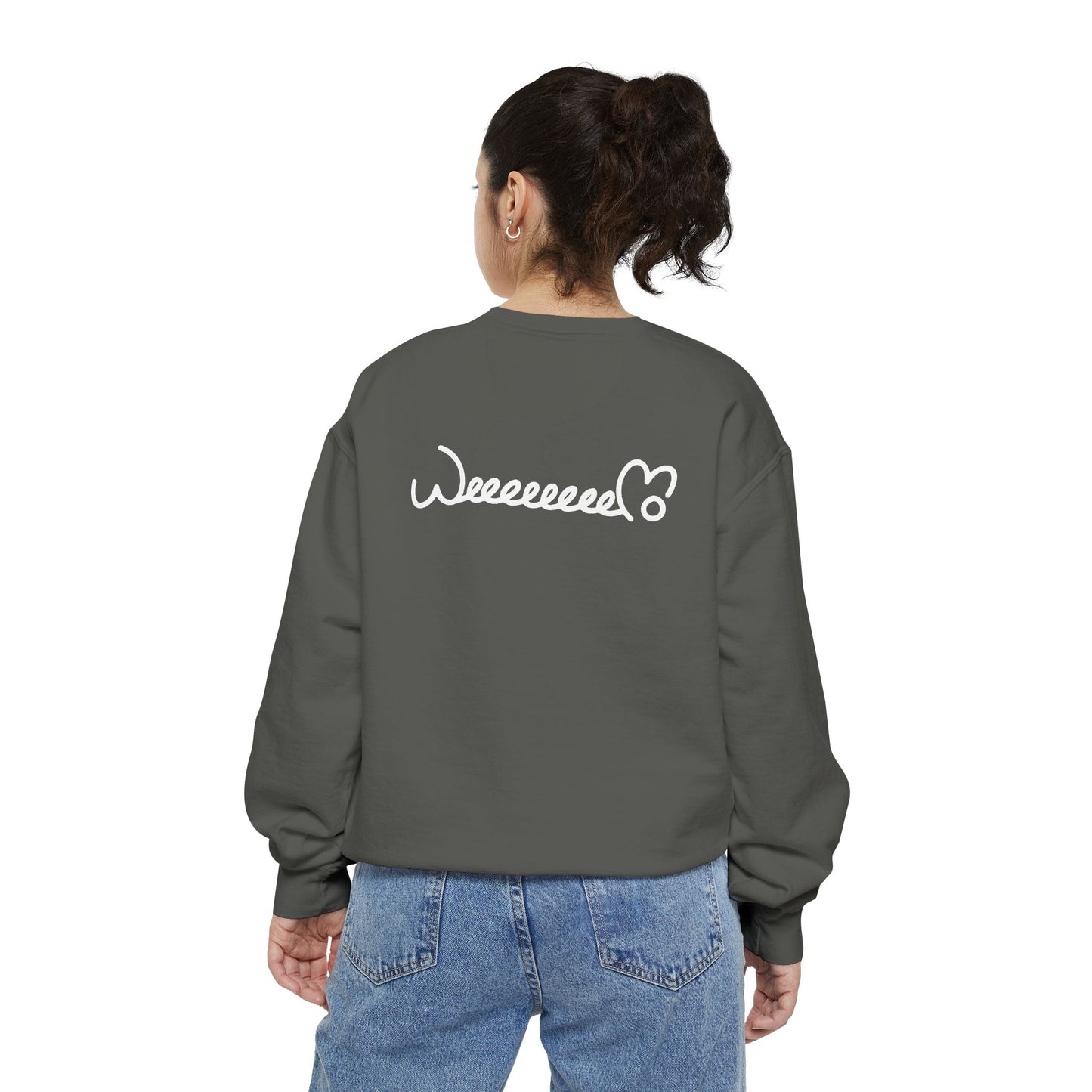 Highland Coo & Puffin Sweatshirt | Unisex Garment-Dyed Sweatshirt