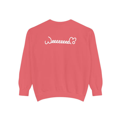 Sitting Capybara & Friend Sweatshirt | Unisex Garment-Dyed Sweatshirt