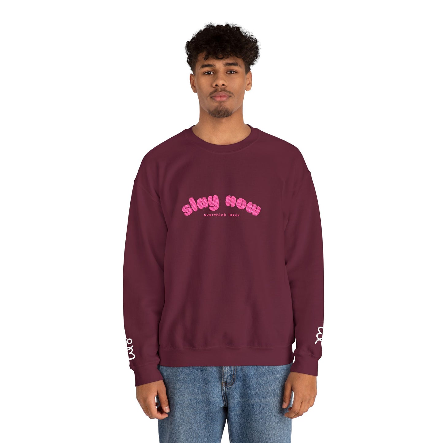 Slay Now Overthink Later | Unisex Heavy Blend™ Sweatshirt