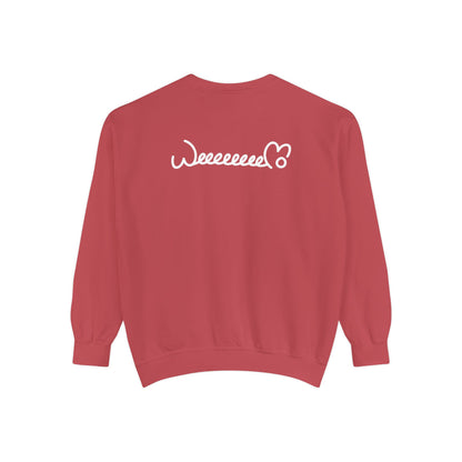 Sitting Capybara & Friend Sweatshirt | Unisex Garment-Dyed Sweatshirt