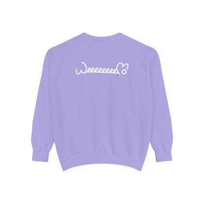 Sitting Capybara & Friend Sweatshirt | Unisex Garment-Dyed Sweatshirt
