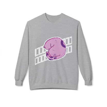 Napping Cat Sweatshirt | Unisex Midweight Softstyle Fleece Crewneck Sweatshirt