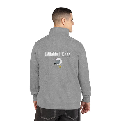 HAHahhaHHAaaa Laughing Seagull Unisex Fleece Pullover (Embroidery)