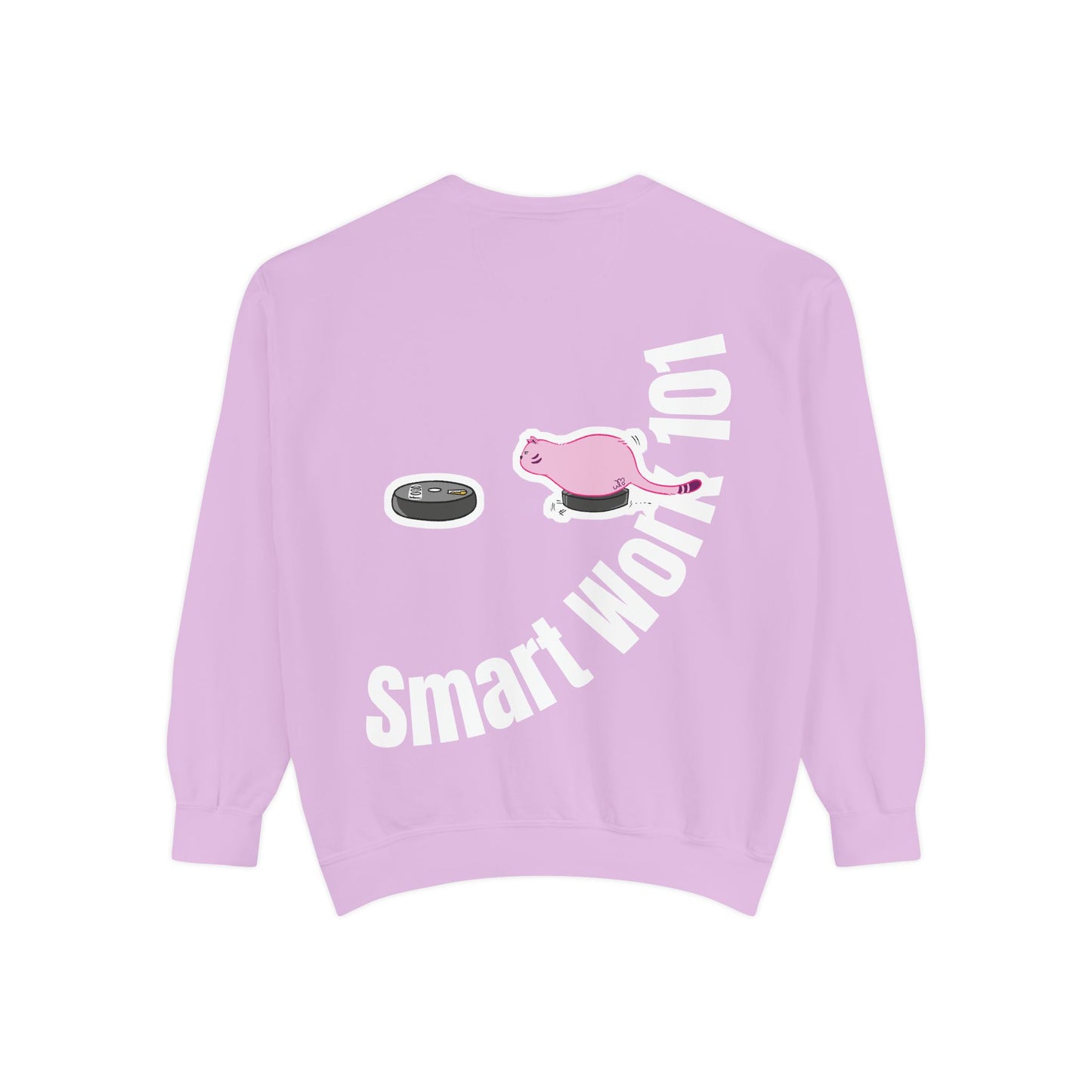Genius at Work Smart Work 101 Sweatshirt | Unisex Garment-Dyed Sweatshirt