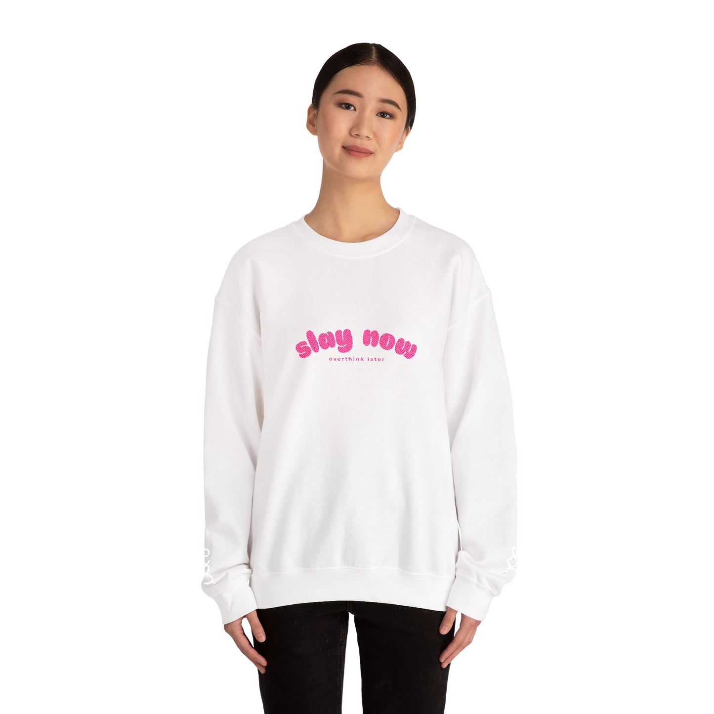 Slay Now Overthink Later | Unisex Heavy Blend™ Sweatshirt
