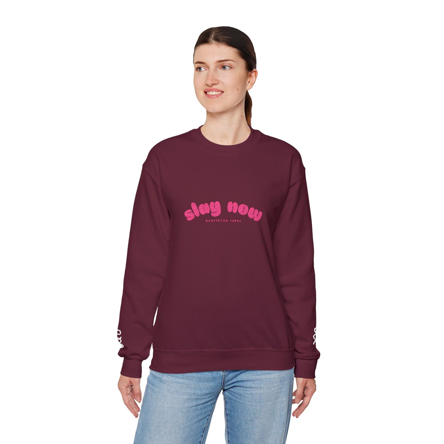 Slay Now Overthink Later | Unisex Heavy Blend™ Sweatshirt