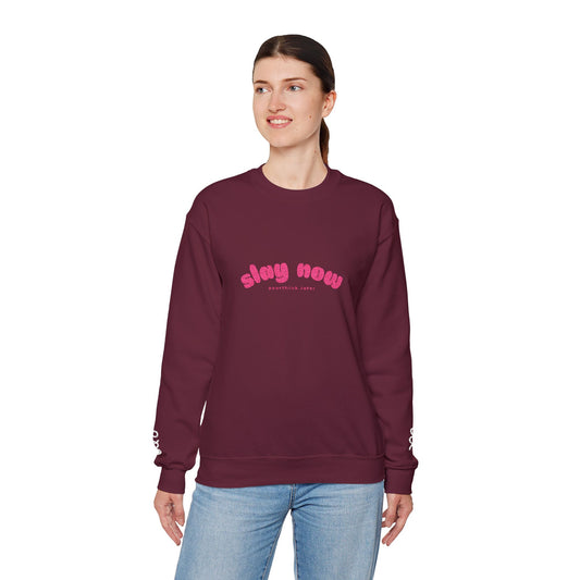 Slay Now Overthink Later | Unisex Heavy Blend™ Sweatshirt