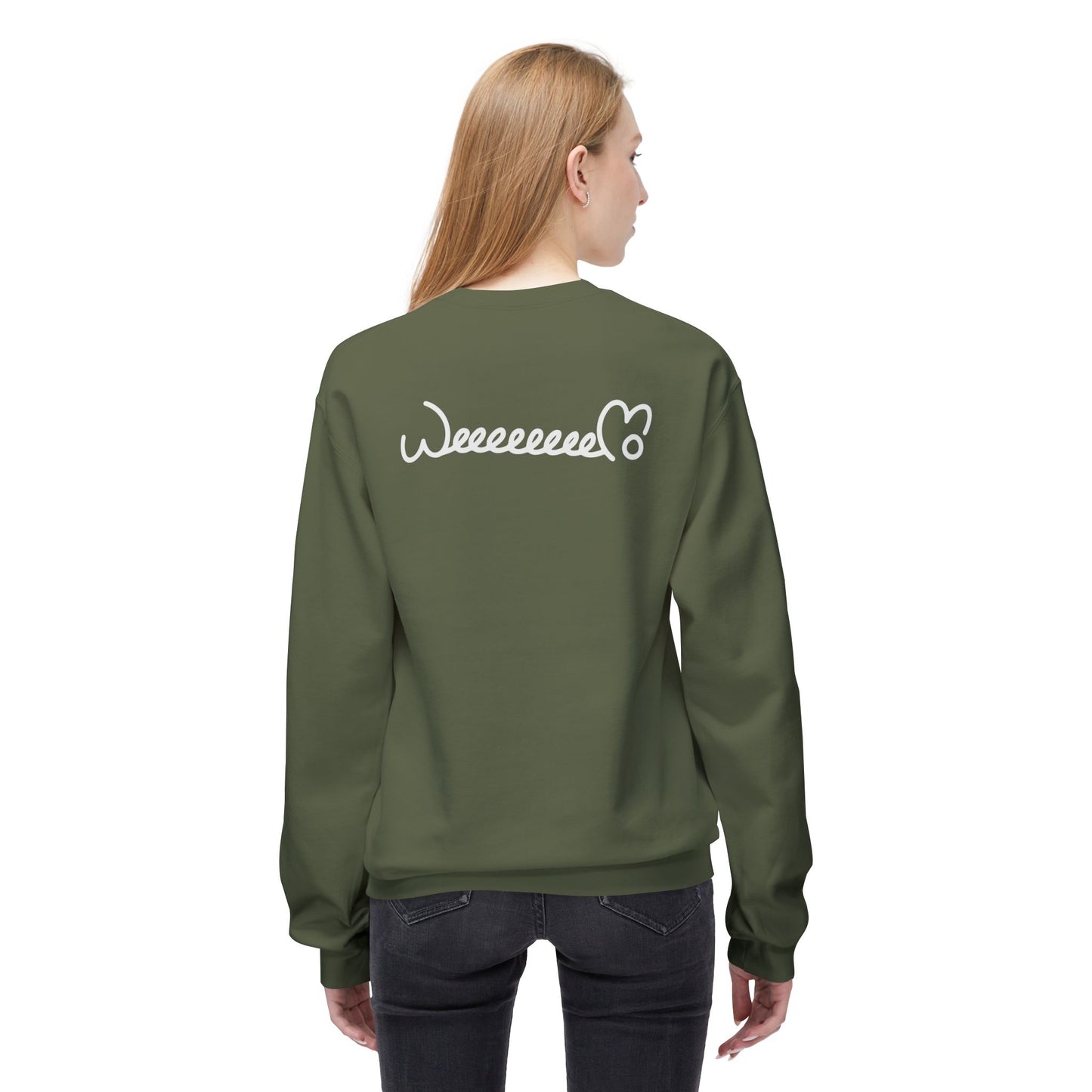 Napping Cat Sweatshirt | Unisex Midweight Softstyle Fleece Crewneck Sweatshirt