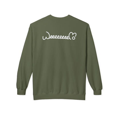 Napping Cat Sweatshirt | Unisex Midweight Softstyle Fleece Crewneck Sweatshirt