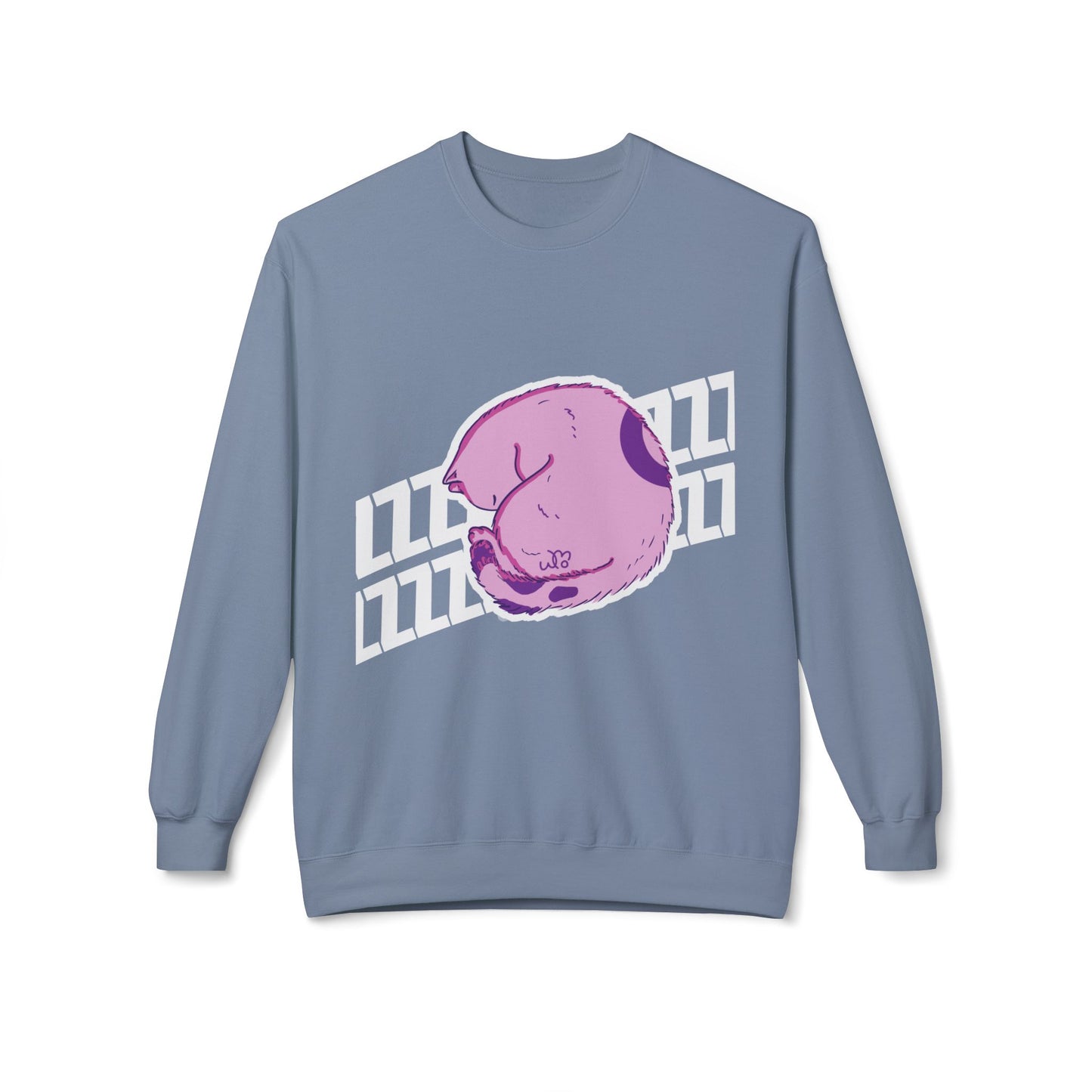 Napping Cat Sweatshirt | Unisex Midweight Softstyle Fleece Crewneck Sweatshirt