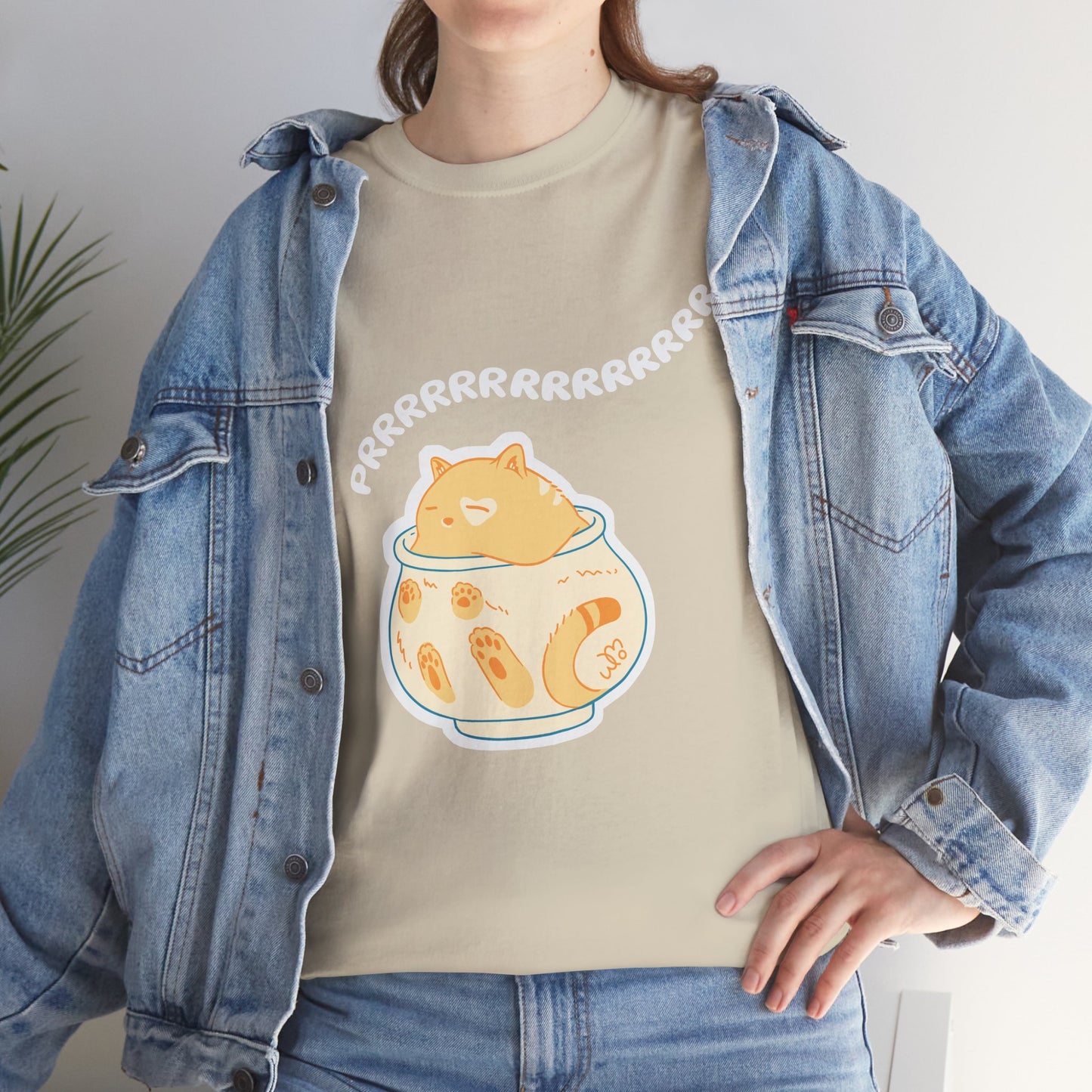 Prrrrrrrr T-Shirt | Unisex Heavy Cotton Shirt